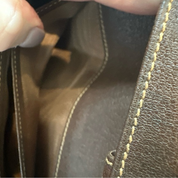 Rare 1970s Vintage GUCCI Trifold Brown Monogram Wallet EUC - Picture 11 of 12